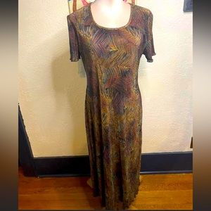 90s Connected Metallic Dress